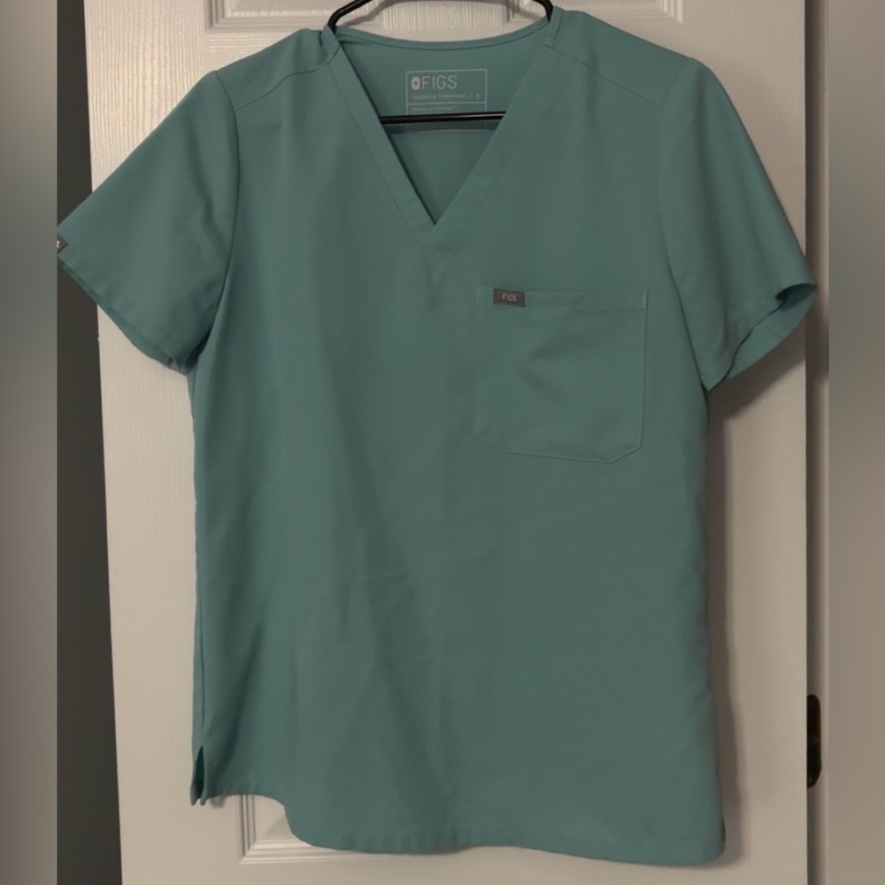 Figs Seaglass Catarina Scrub Top